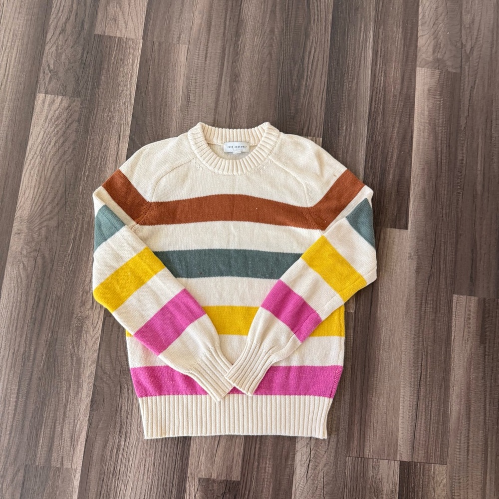 Colorful Striped Women's Sweater